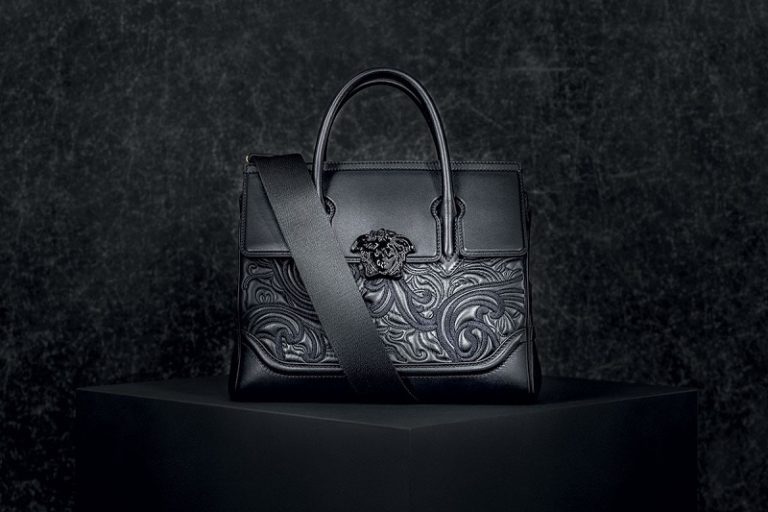 Versace Presents The Baroque Embroidered Palazzo Empire Bag