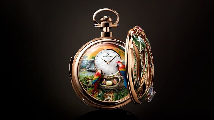 Parrot Pocket Watch Repeater