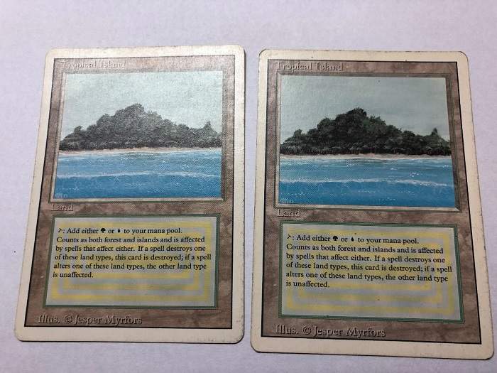 tropical island magic the gathering card